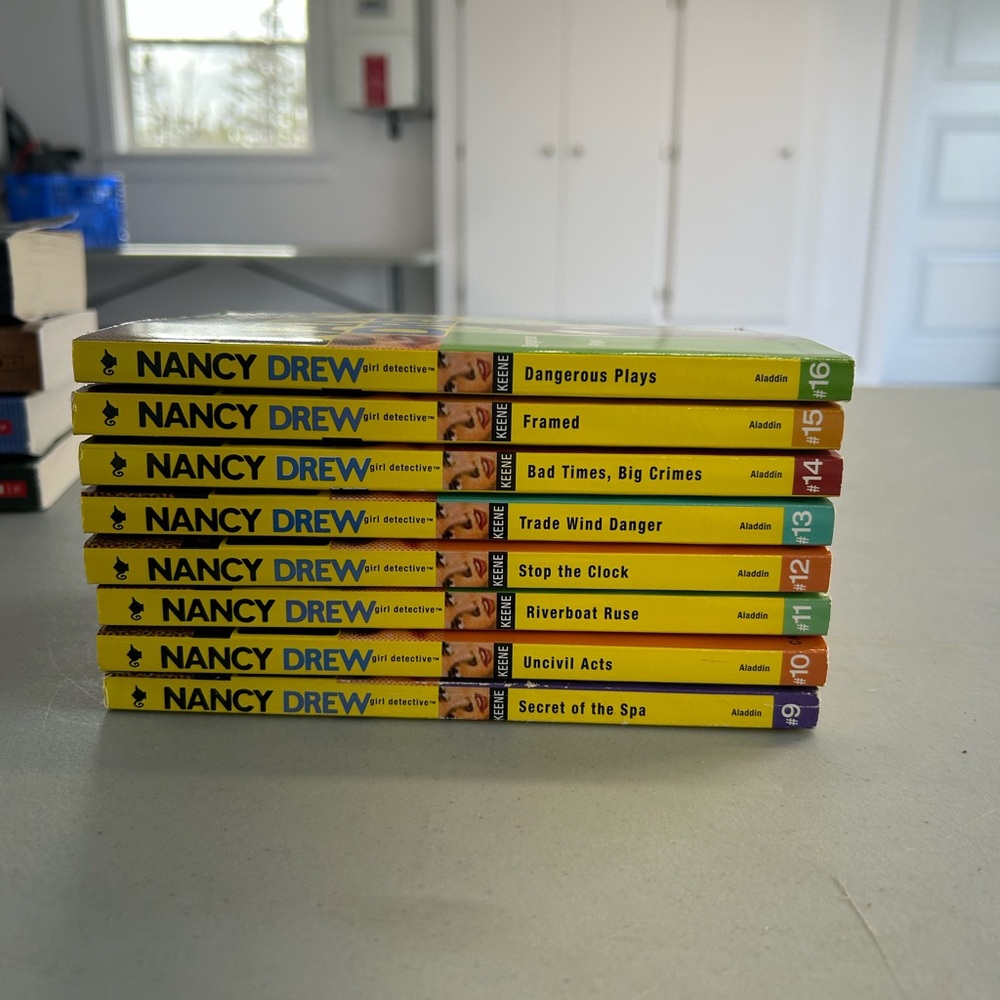 Nancy Drew Girl Detective Paperback Set - Yellow Spines